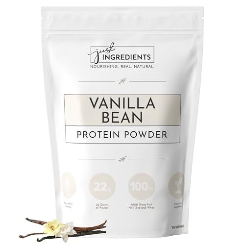Protein Powder Made with 100% Grass Fed, Non Denatured Whey | Four Different Protein Sources from Organic Whole Food Ingredients | 15 Servings | 22g Protein