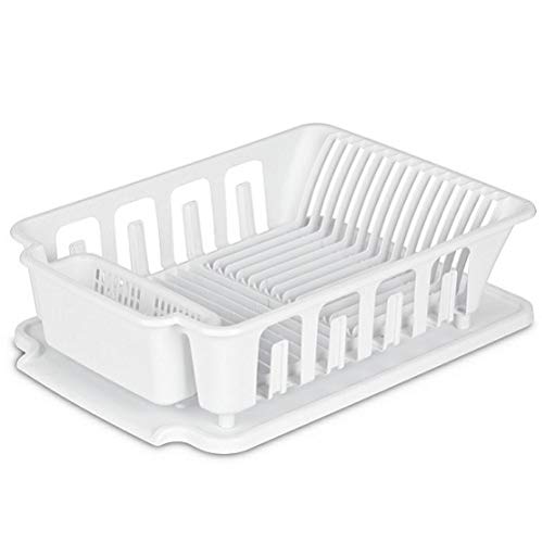New 807127 Sterilite Sink Set 2Pc Lg (6-Pack) Sink Sets Cheap Wholesale Discount Bulk Plasticware Sink Sets Candle Holder Pedestal