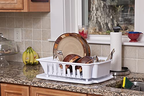 New 807127 Sterilite Sink Set 2Pc Lg (6-Pack) Sink Sets Cheap Wholesale Discount Bulk Plasticware Sink Sets Candle Holder Pedestal