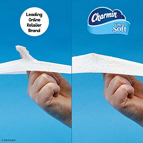 Charmin Ultra Soft Cushiony Touch Toilet Paper, 6 Family Mega Rolls = 30 Regular Rolls (Prime Pantry)