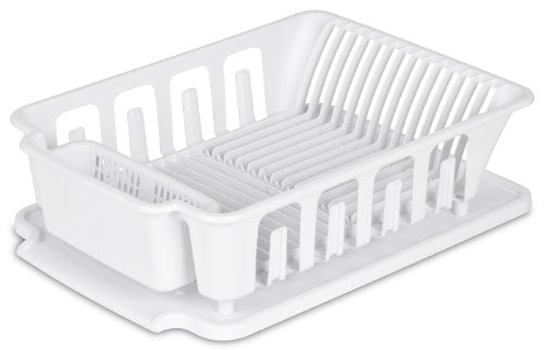 New 807127 Sterilite Sink Set 2Pc Lg (6-Pack) Sink Sets Cheap Wholesale Discount Bulk Plasticware Sink Sets Candle Holder Pedestal