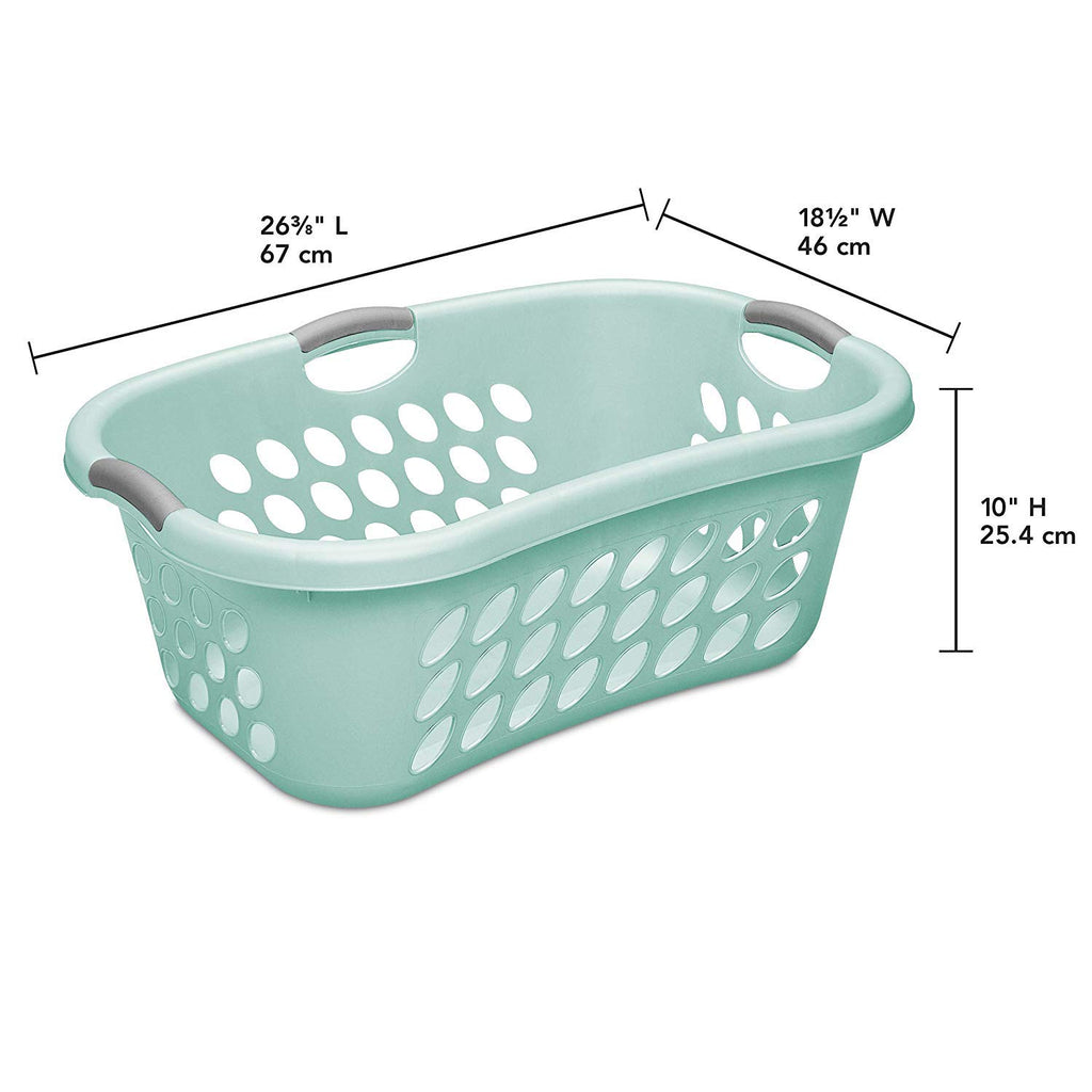 STERILITE 12107906 1.25 Bushel Hiphold Laundry Basket